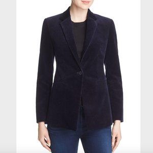 NWT New Theory Navy Corduroy Power Blazer